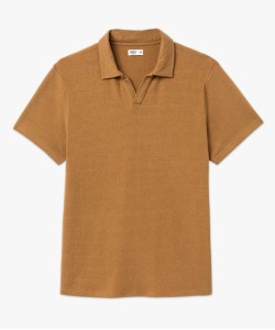 Polo à manches courtes en maille texturée homme